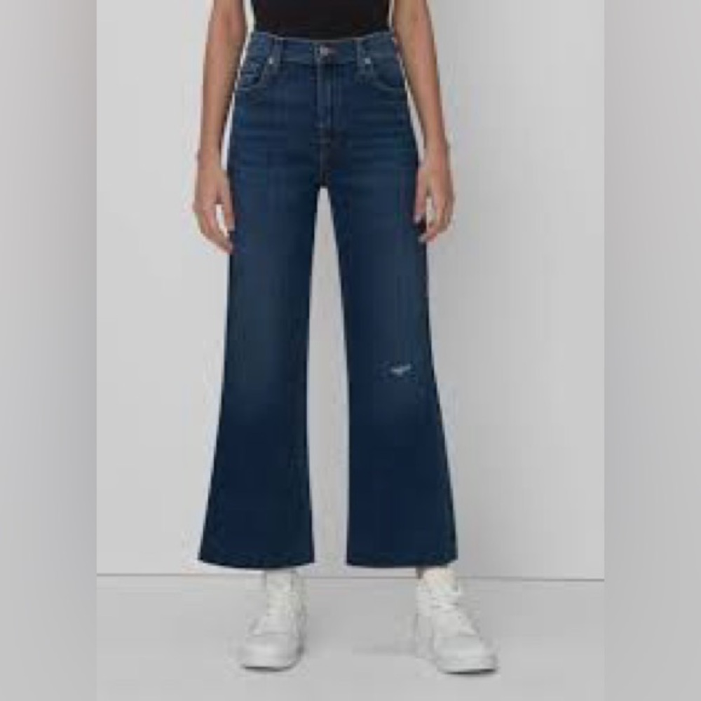 37-7 For All Mankind Alexa Crop Jeans Women’s Denim Cropped Ankle Jeans